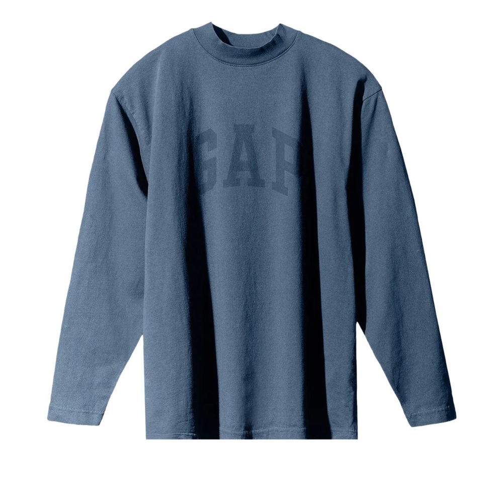 Yeezy Gap Engineered by Balenciaga Dove Long-Sleeve Tee 'Dark Blue'